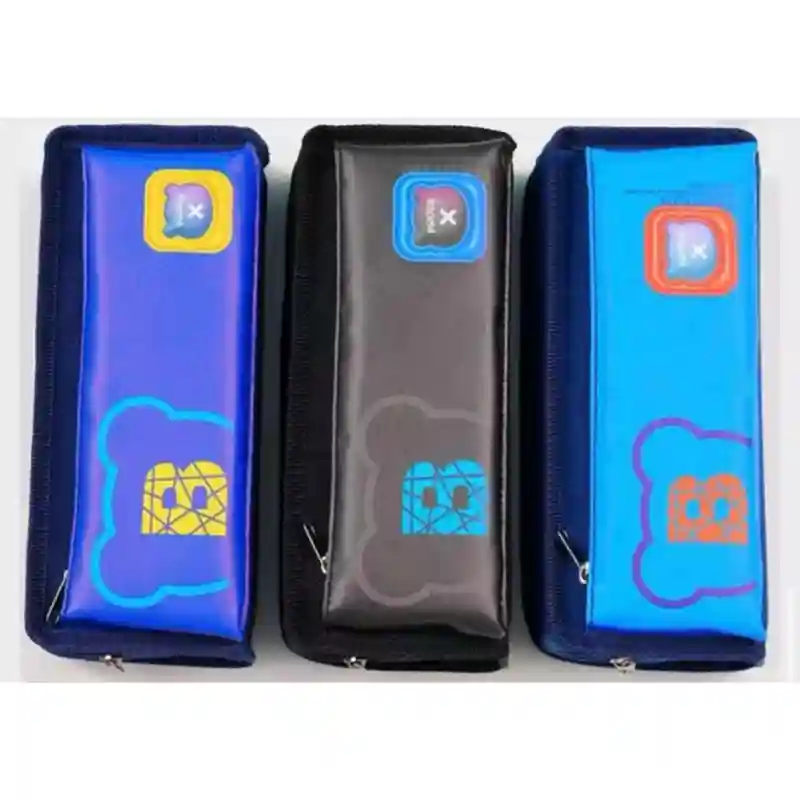 Пенал Fashion, голубой с логотипом 23831