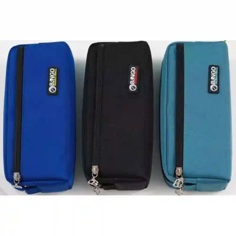 Пенал BINGO, синий однотонный 23832