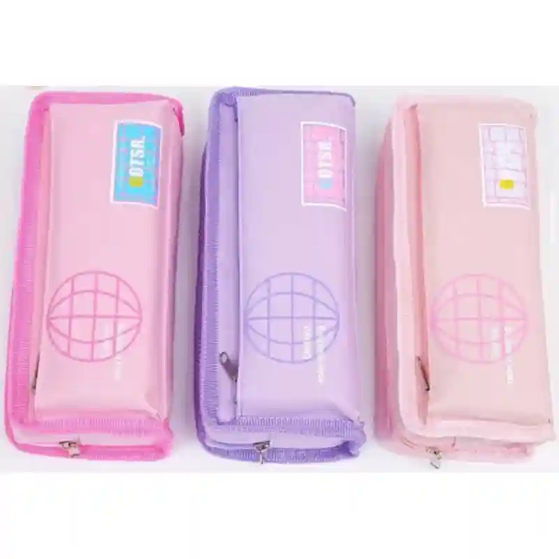 Пенал OTSR, светло-розовый однотонный 23846