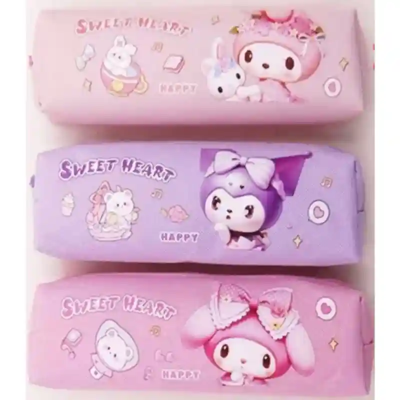 Пенал Sweet Heart, розовый с зайчиком 23856