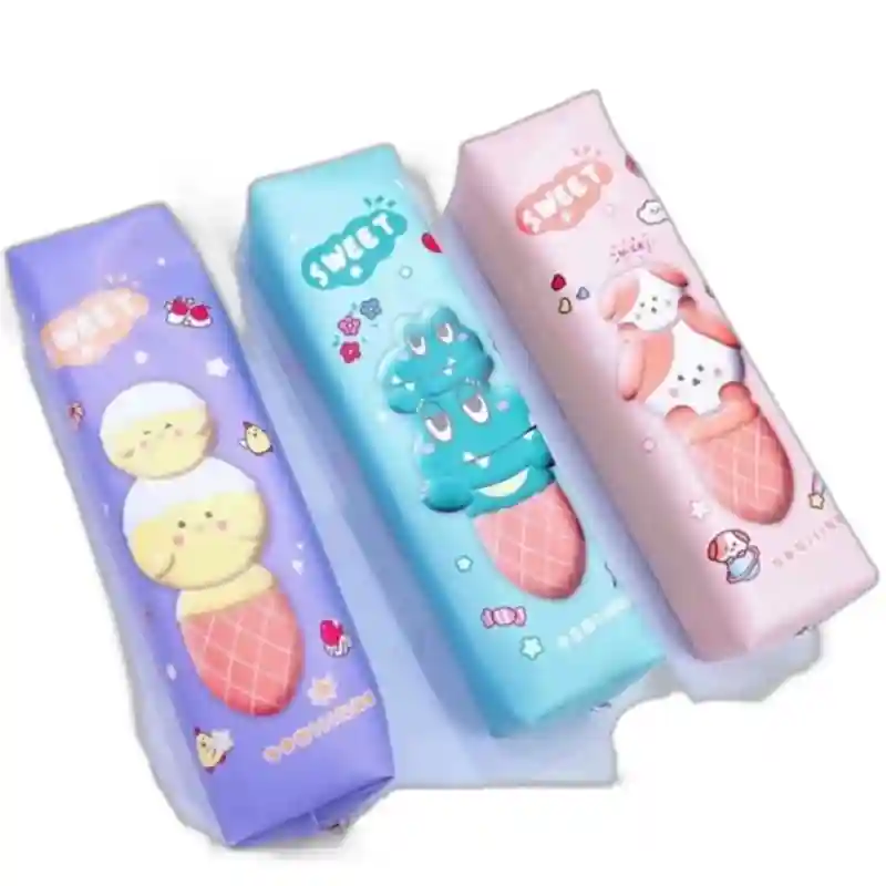 Пенал Sweet Ice Cream, голубой с мороженым 23894