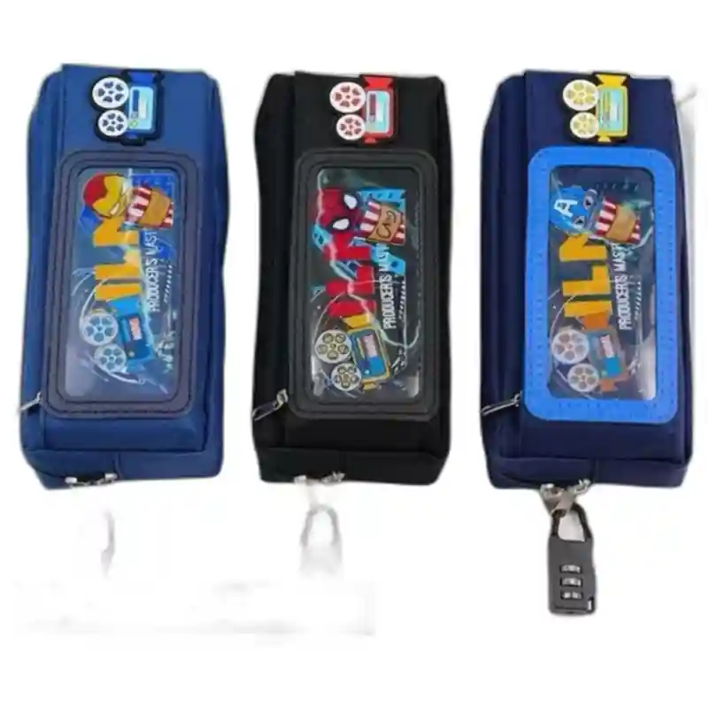 Пенал Cinema, синий с кинолентой 23908