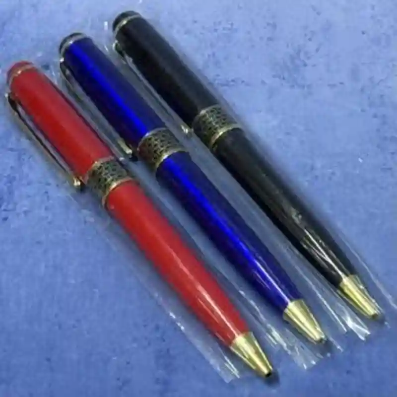 Подарочная ручка металлическая, красная 23991