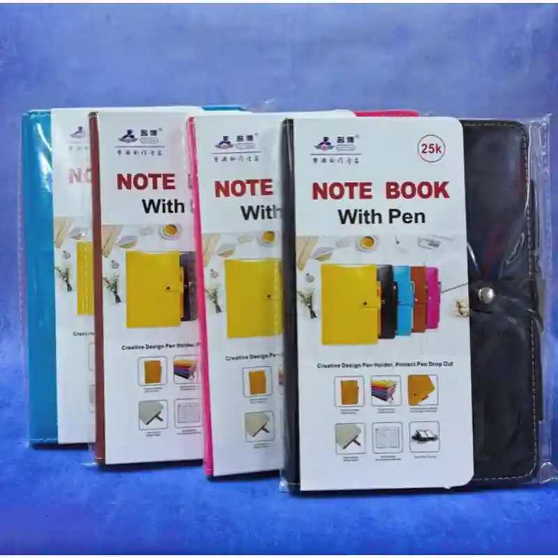 Блокнот с ручкой (розовый) 24022