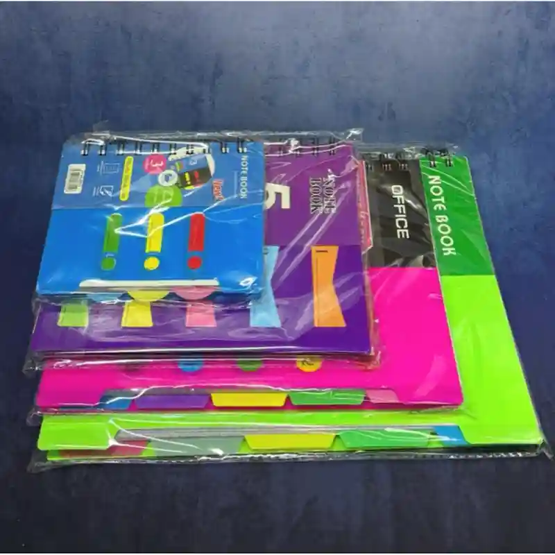 Блокнот с разделителями (розовый) 25503