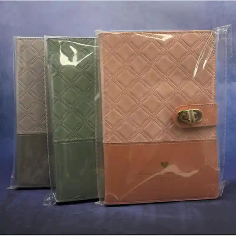 Блокнот с ромбами (розовый) 25529