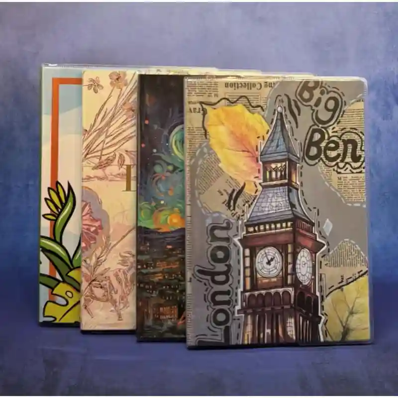 Блокнот с рисунком города ночью, А5 25602