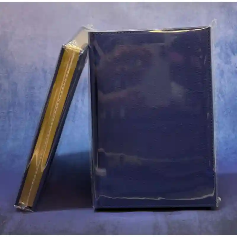 Блокнот кожзам синий, А5 25605