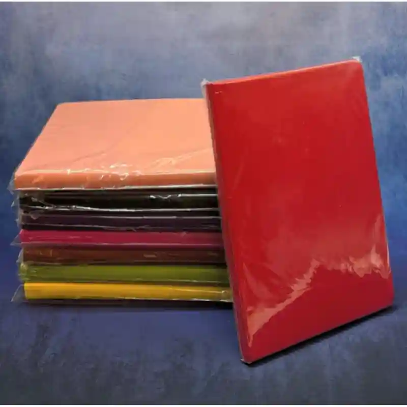 Блокнот кожзам оранжевый 26087