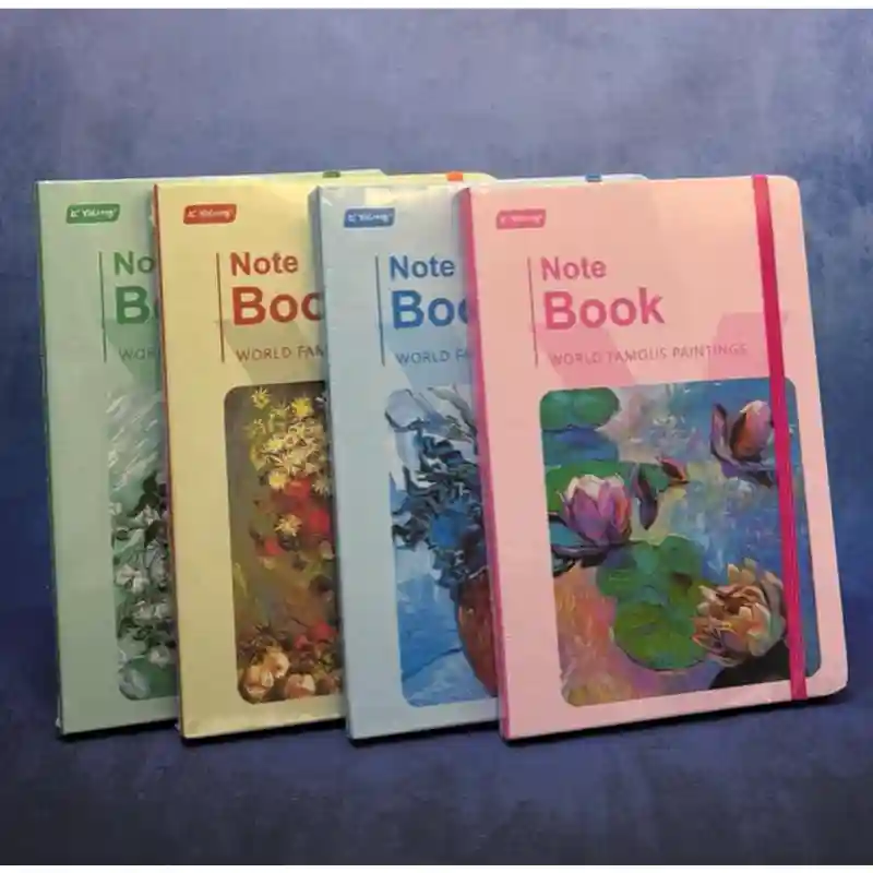 Блокнот с картинами розовый фон 26130