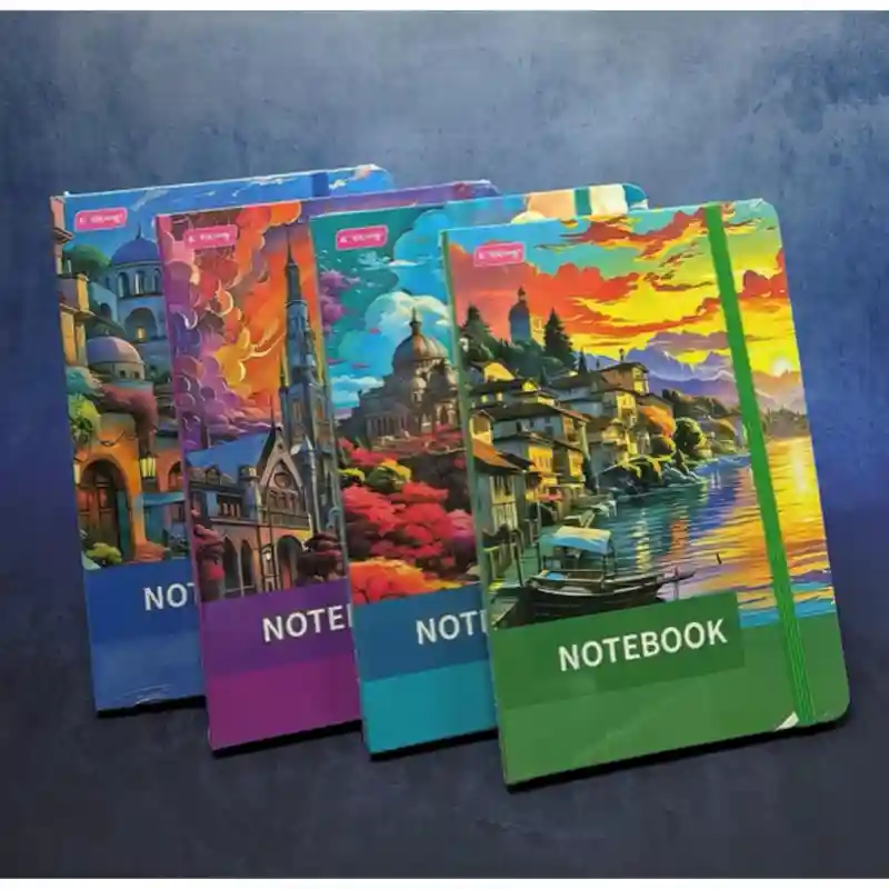 Блокнот с пейзажем закат 26144