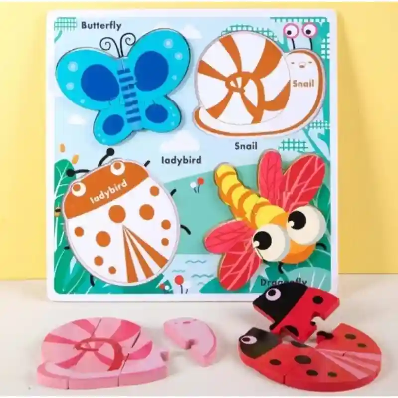 Пазл Насекомые