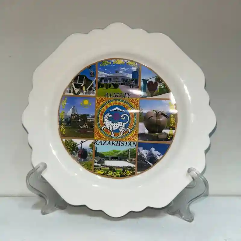 Статуэтка Тарелка сувенирная Алматы