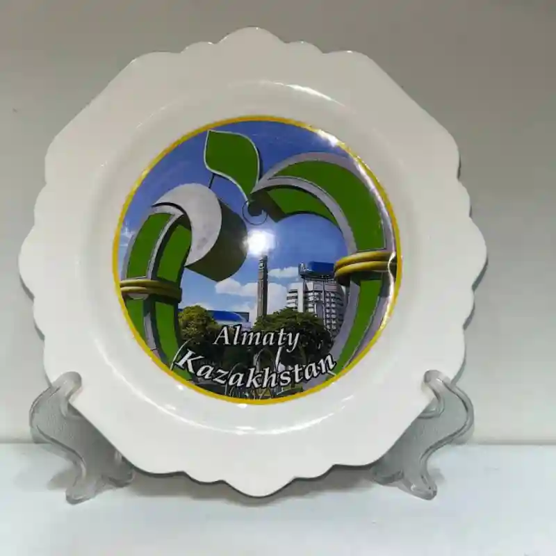 Статуэтка Тарелка сувенирная Алматы 9874