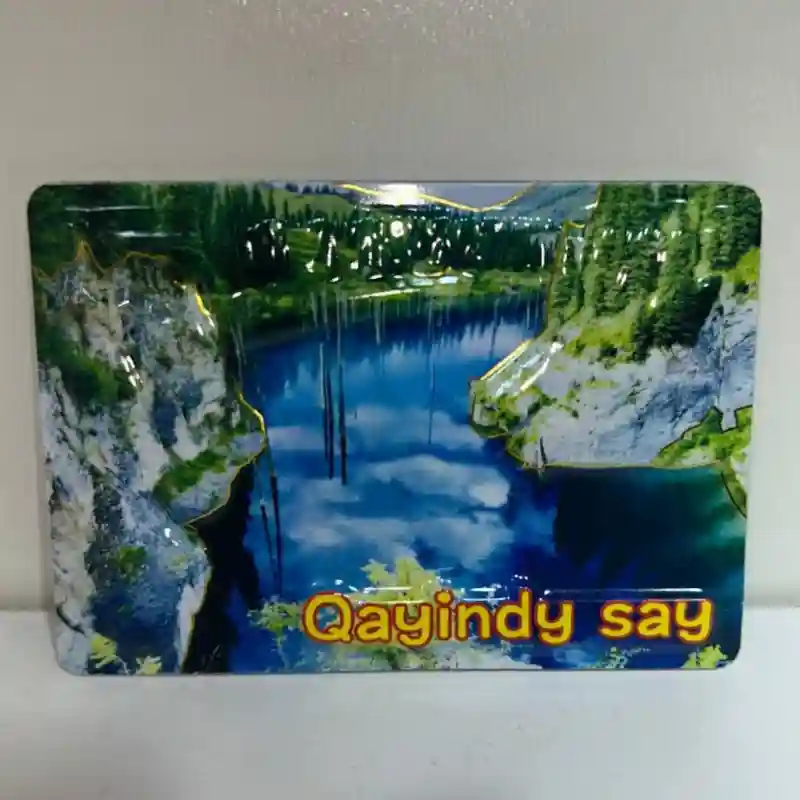 Магнит сувенир Озеро Каинды