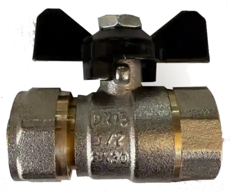 Кран металлопластик (труба, мама)