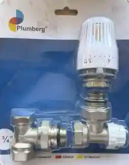 Комплект термостатических клапанов 3 в 1 Plumberg