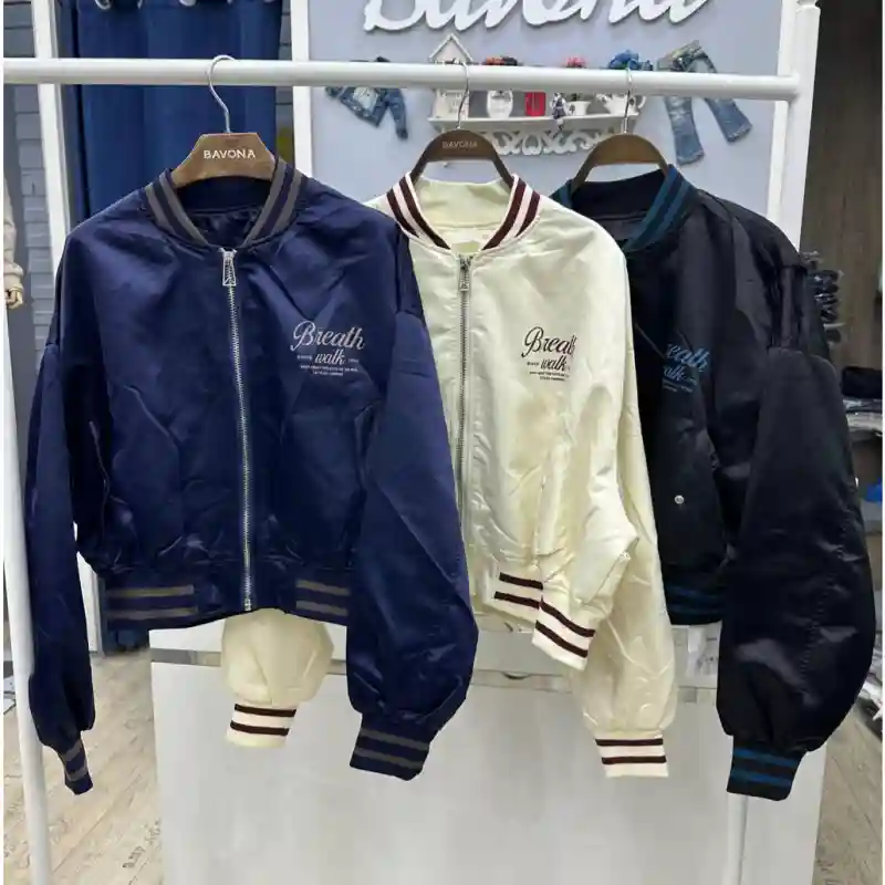 Бомбер (плащевка) черный - Размер Стандарт 14356