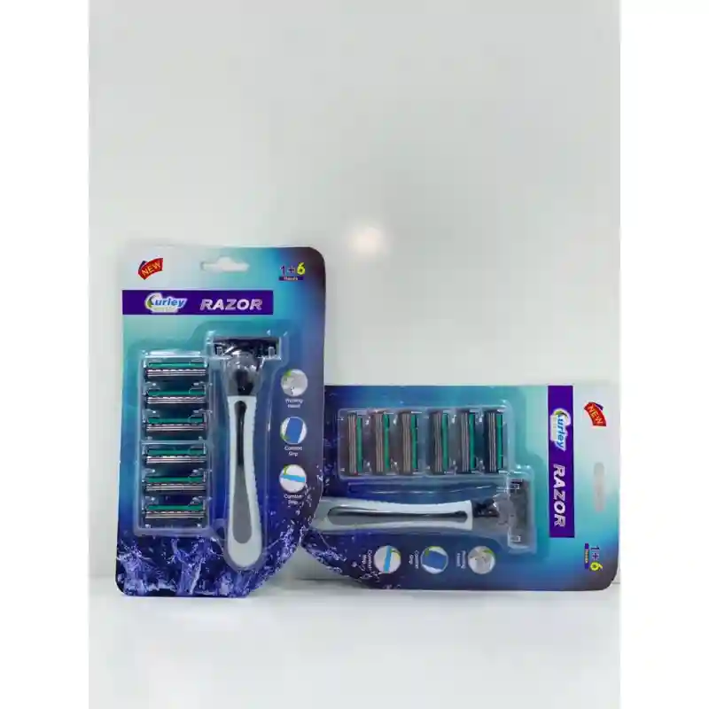 Бритвенный станок и сменные кассеты 6шт