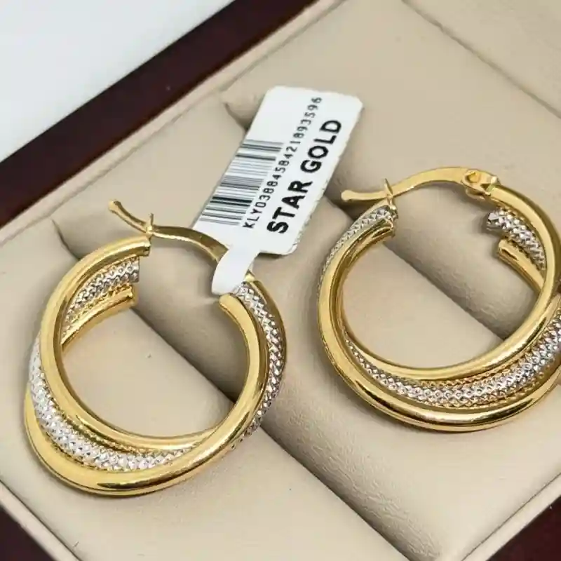 Золотые серьги 15914