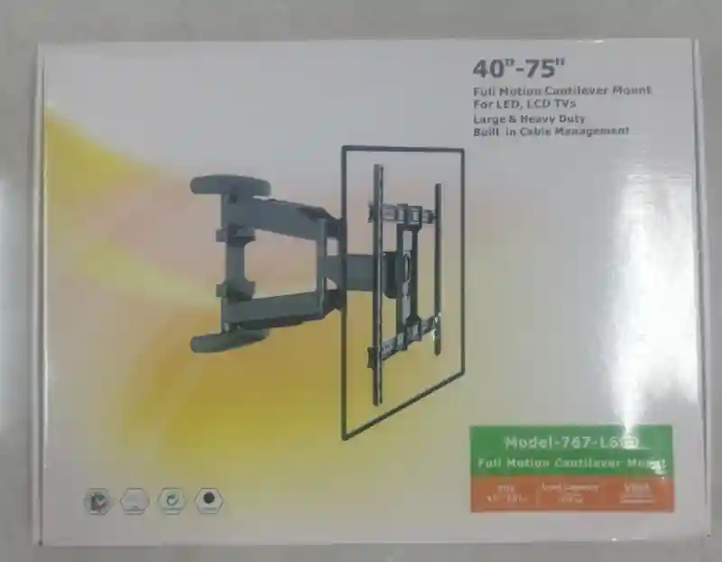 Настенный кронштейн для телевизора Full Motion 767-L6 (40–75")