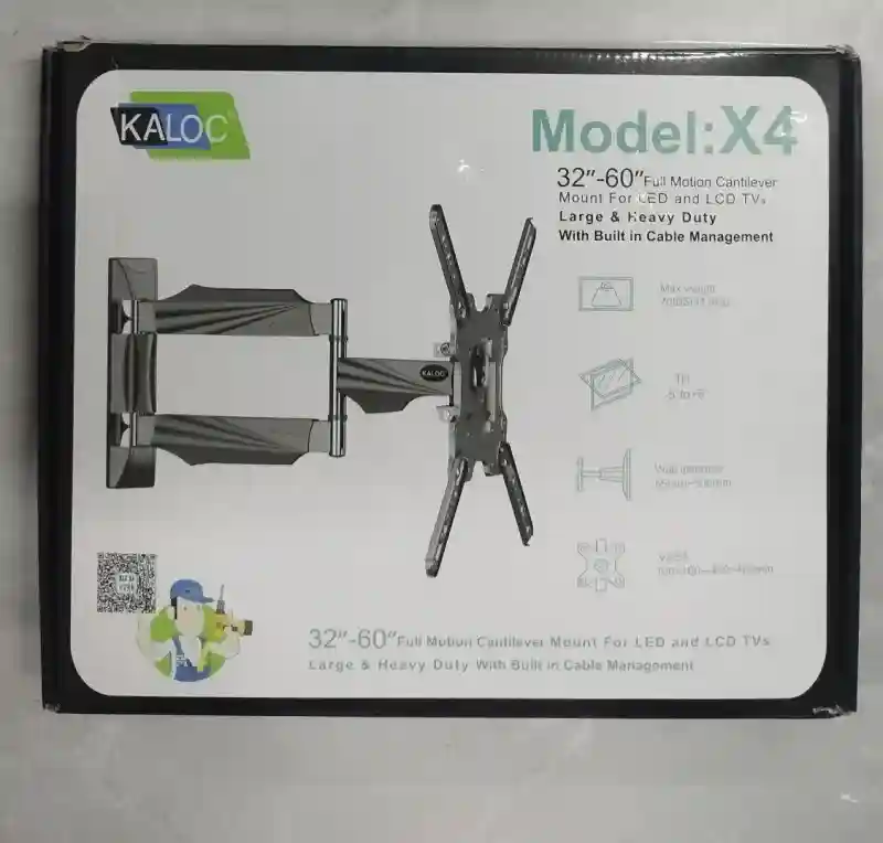 Настенный кронштейн для телевизора Full Motion KALOC X4 (32–60")