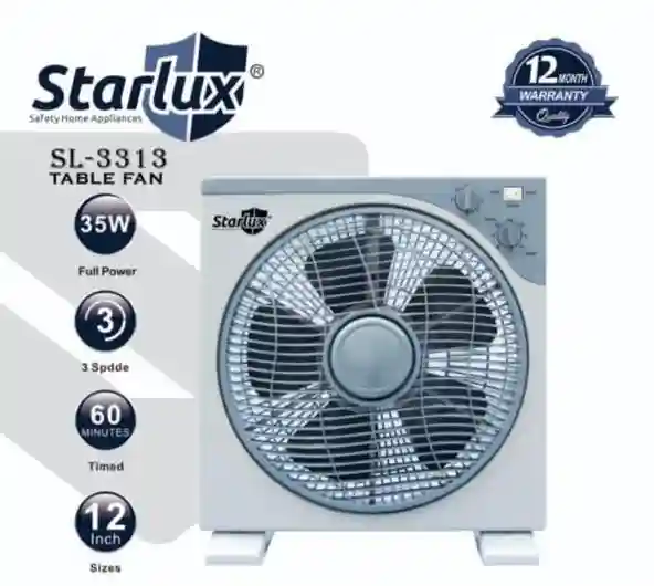 Настольный вентилятор Starlux SL-3313, 12", 35 Вт
