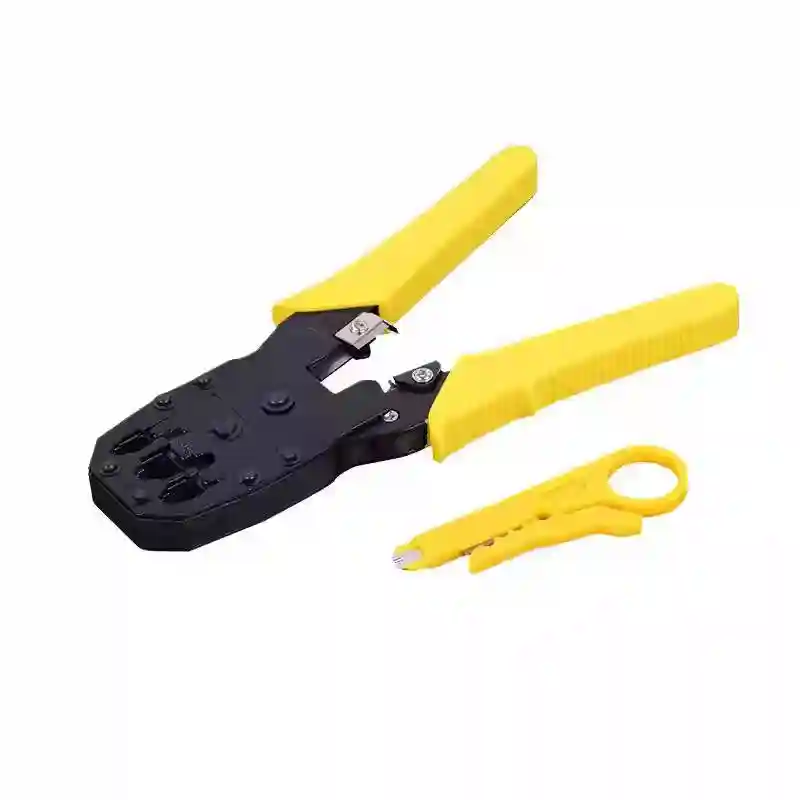 Кримпер для сетевых кабелей RJ45 / RJ11 + инструмент для зачистки