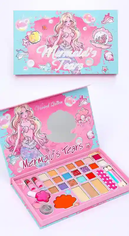 Подарочный набор декоративной косметики Mermaid’s Tears Makeup Set – большая пал
