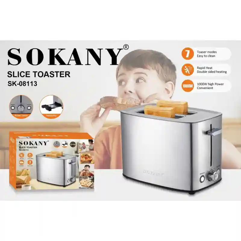 Тостер Sokany Модель:08113