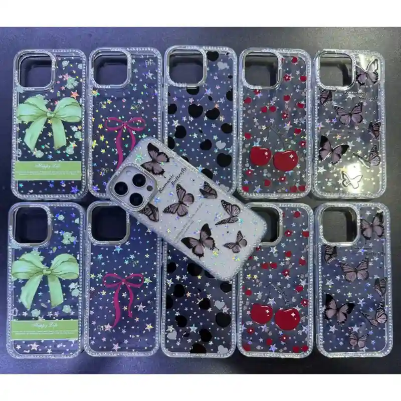 Чехол iPhone 13/14 с чёрными кругами