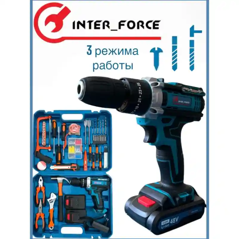 Дрель-шуруповерт аккумуляторный CROWN CT21055LBMC(Акция)