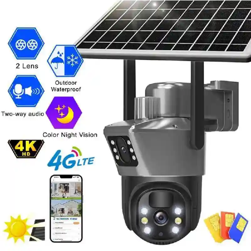 Камера TP15, 3MP, солнечная панель, 360°