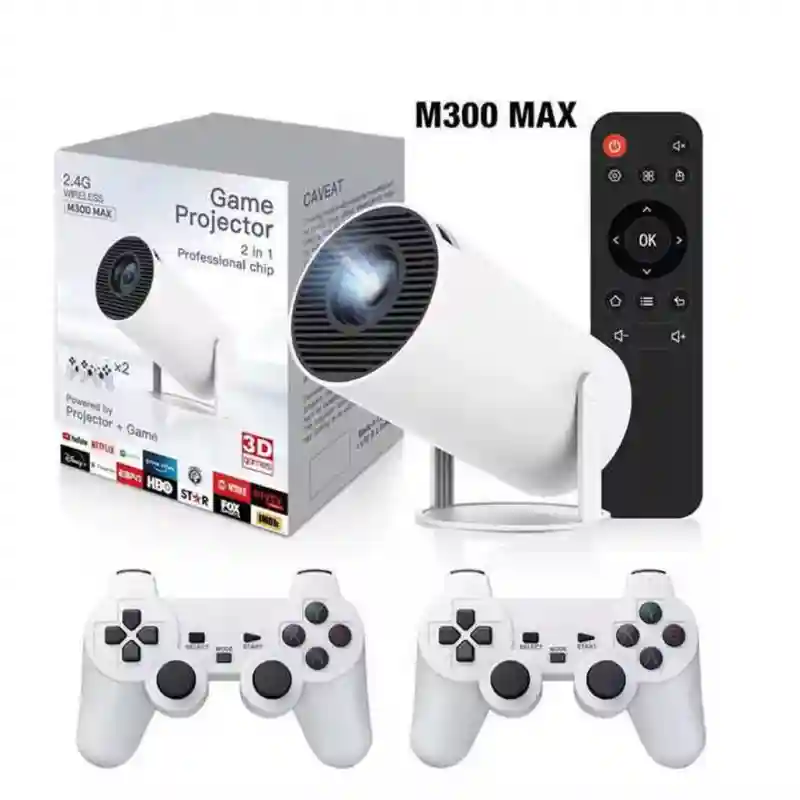 Игровой проектор F300, Android 11, WiFi6, 4K