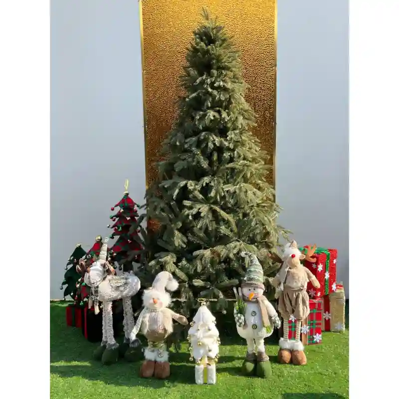 Новогодняя ёлка N12 литая с пвх для пышности 180 см