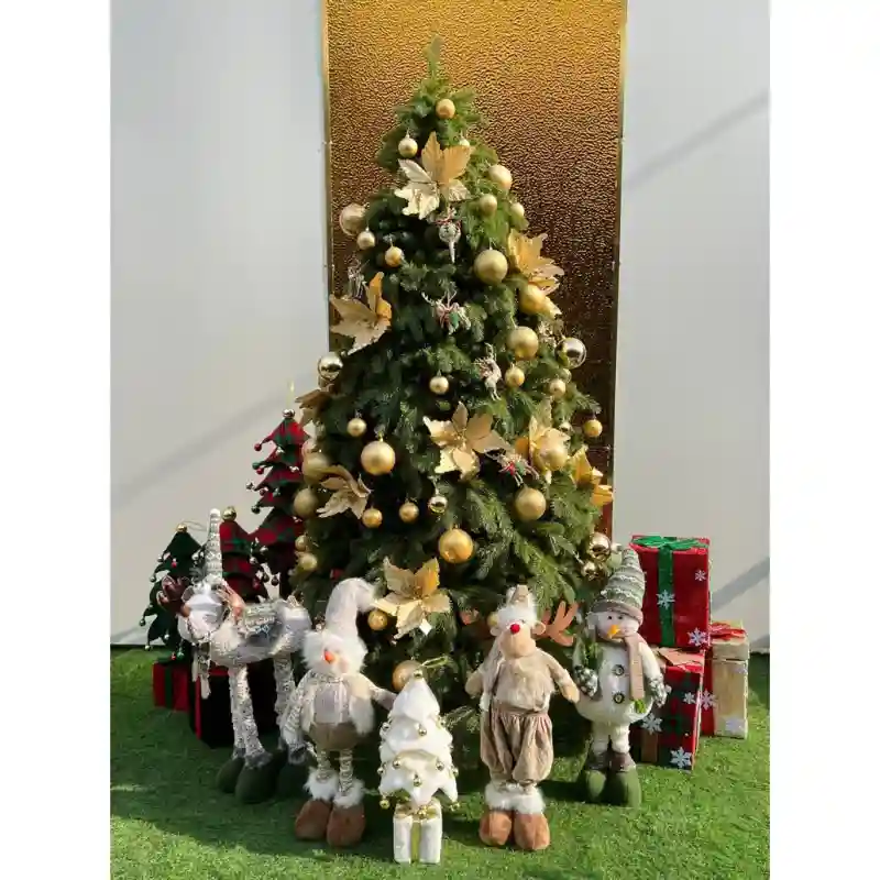 Новогодняя ёлка А4 на шарнире полностью литая «люкс» 180 см