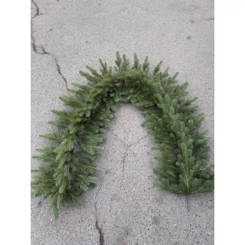 Новогоднее украшение S 8 ветка 240 см длина литая «люкс» 40см