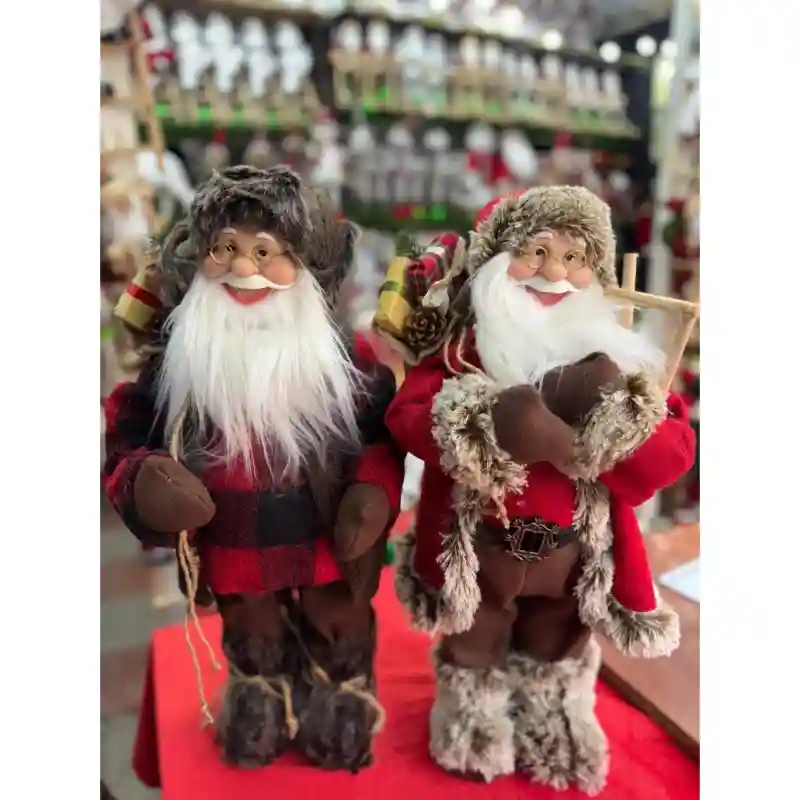 Новогоднее украшение 465-2 в меховых сапожках 60см