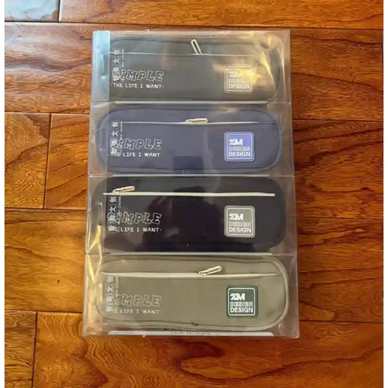 Пенал тканевый на молнии