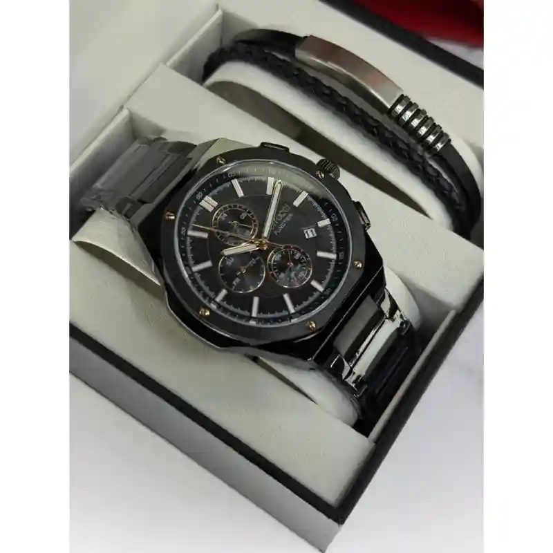 Часы Daniel Klein DK-Black Square Dial + браслет + колье (набор)