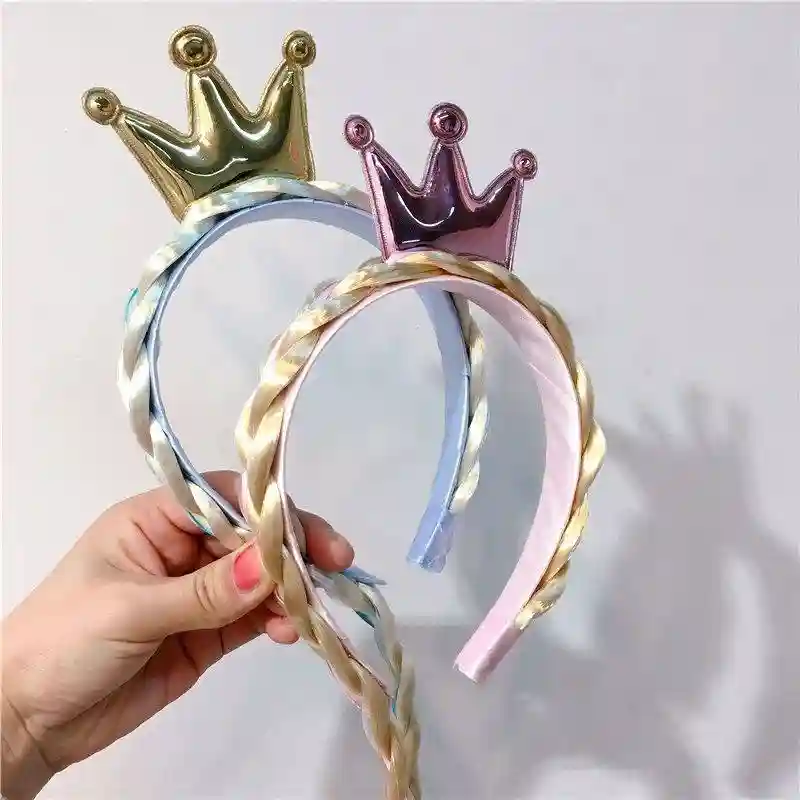 Ободок украшение 1 шт, розовый, голубой