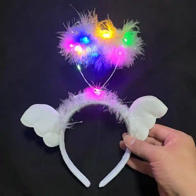 Ободок украшение 1 шт, белый