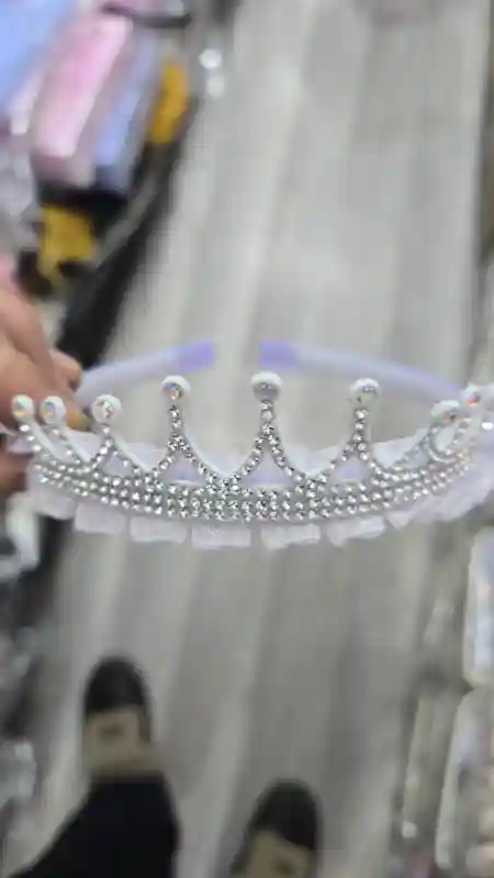 Ободок украшение 1 шт, сиреневый