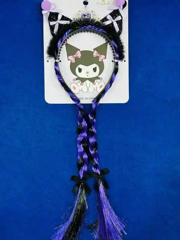 Ободок 1 шт, фиолетовый