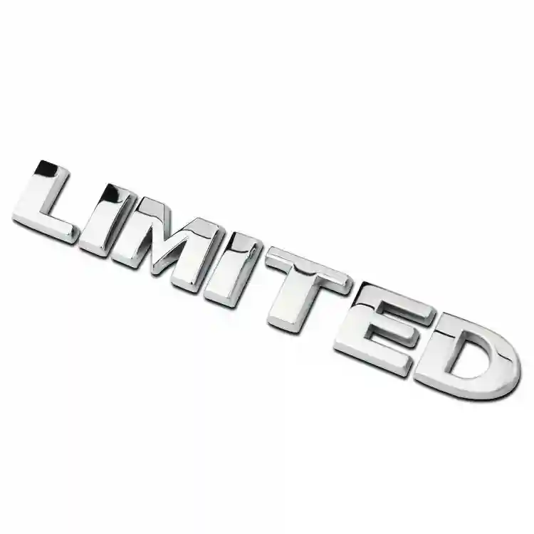 LIMITED 3D шильдик наклейка для автомобиля